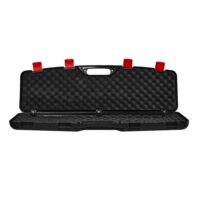 Image of air rifle case's opened front view.