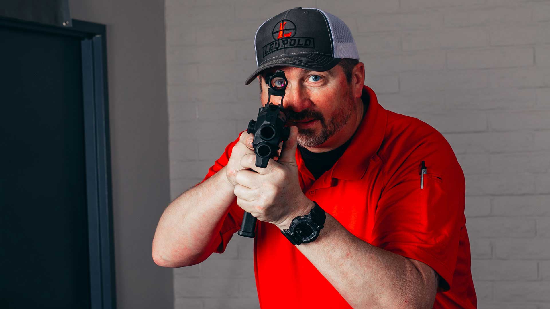 man shooting with air rifle as a first choice of air rifle